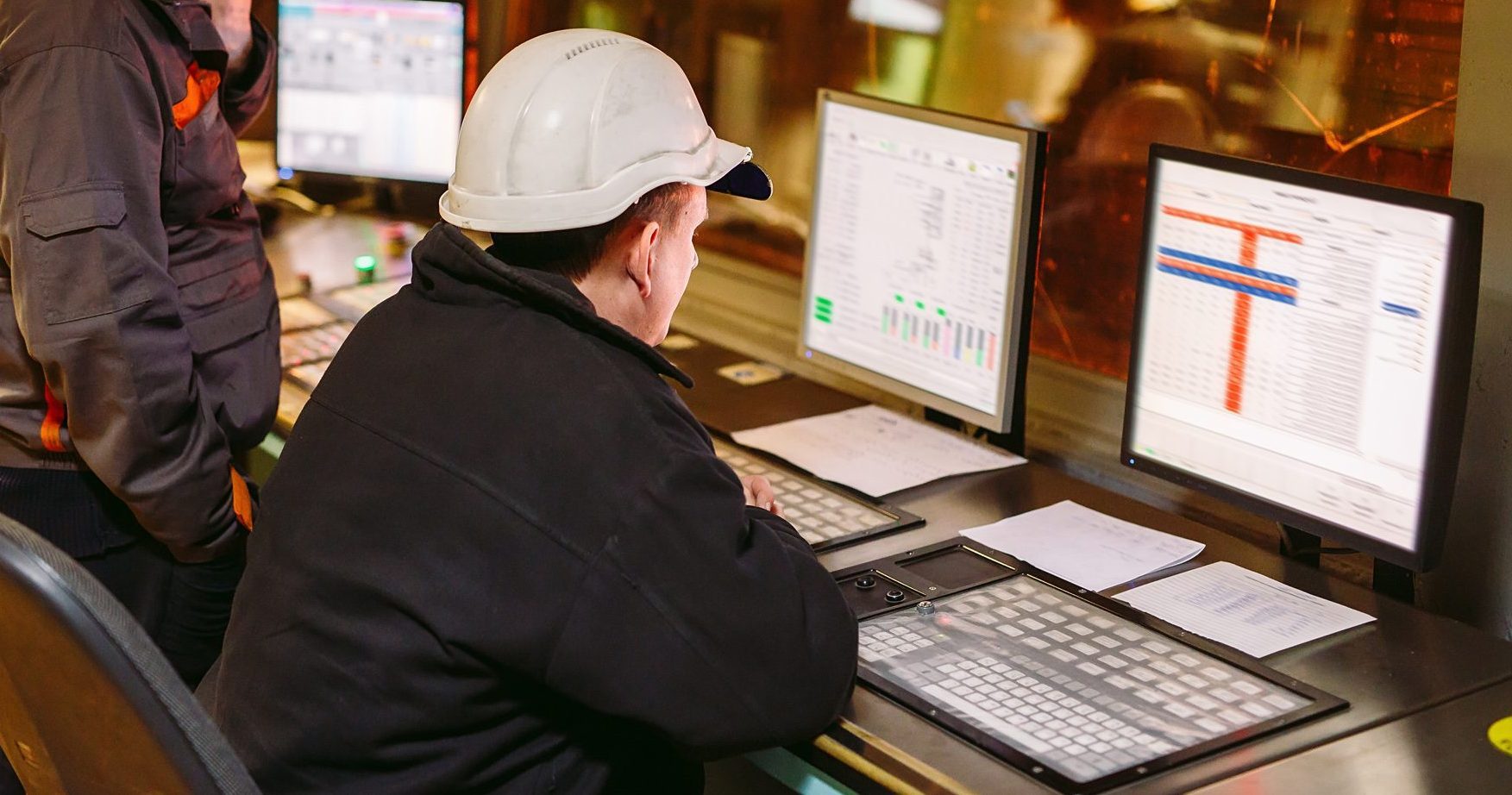 Control Panel. Plant For The Production Of Steel.