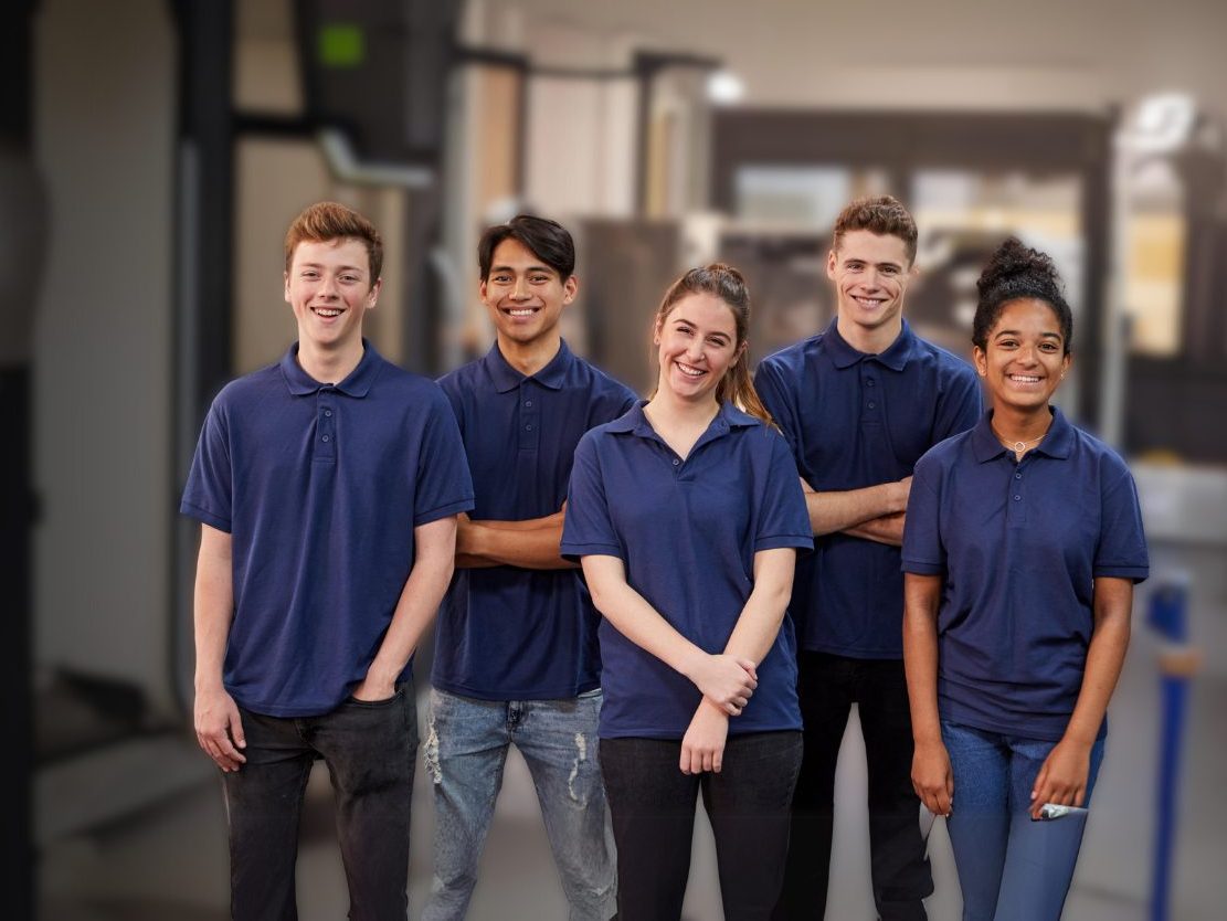 Portrait Of Engineering Apprentices
